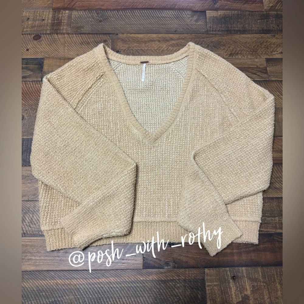 Free People V-Neck Sweater